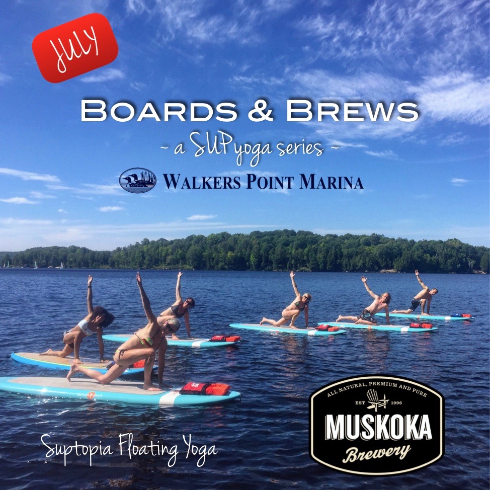 Don’t Miss The Boards & Brews SUP Yoga Series At Walkers Point Marina