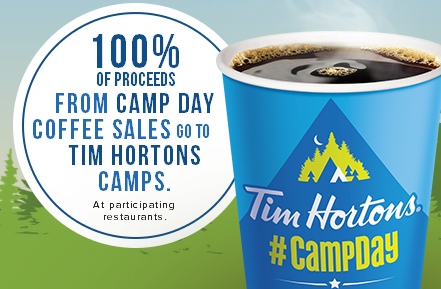 Image result for pictures tim hortons camp day