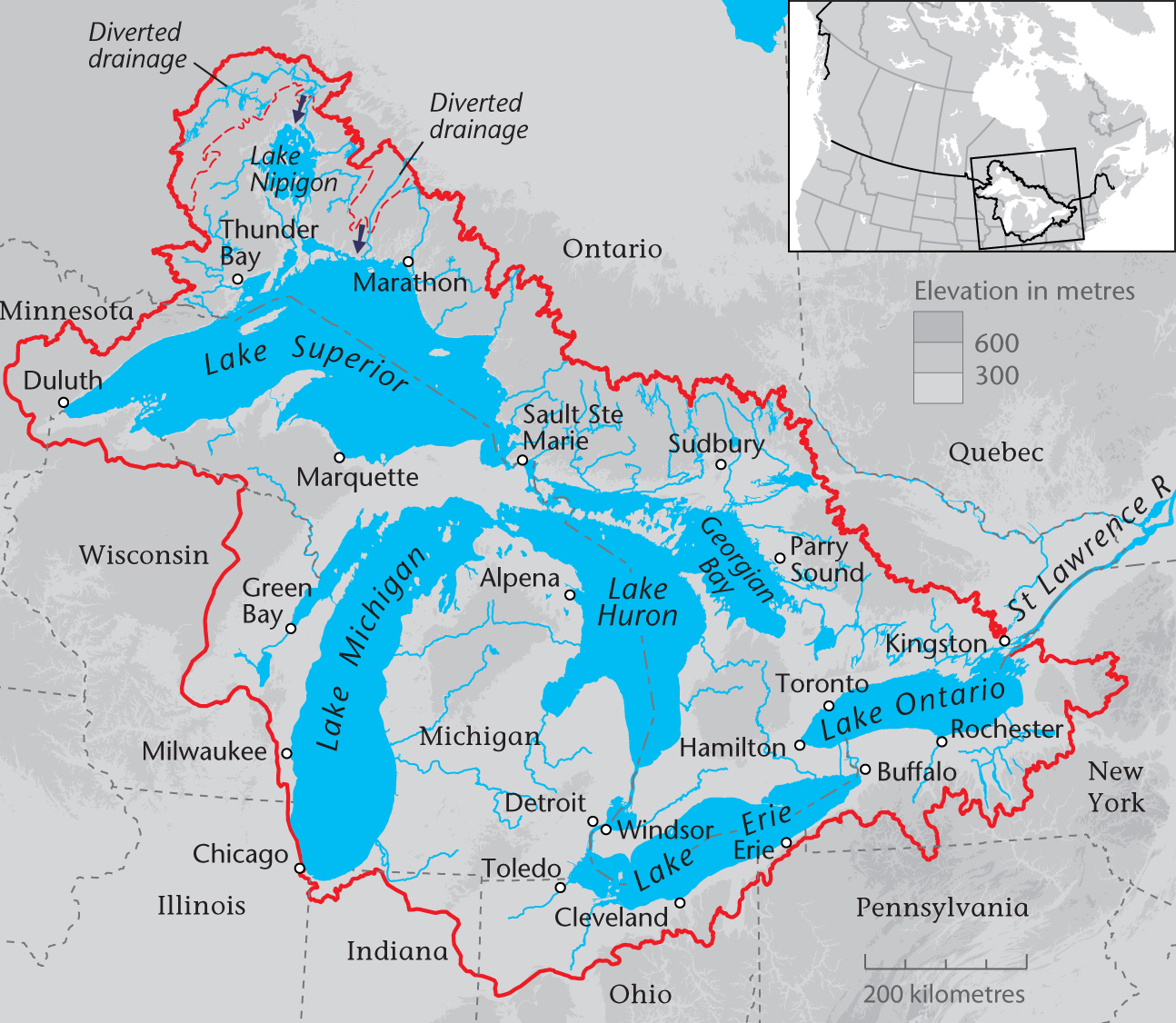 20 Fresh Canada Rivers Map