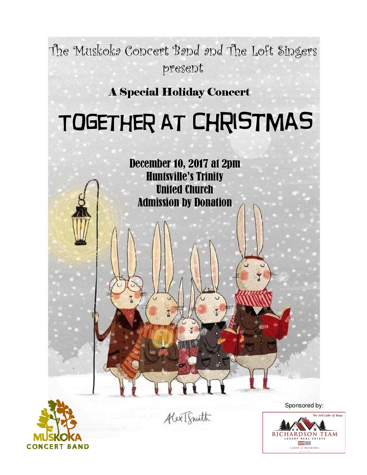 Muskoka Concert Band’s “Together at Christmas” Concert