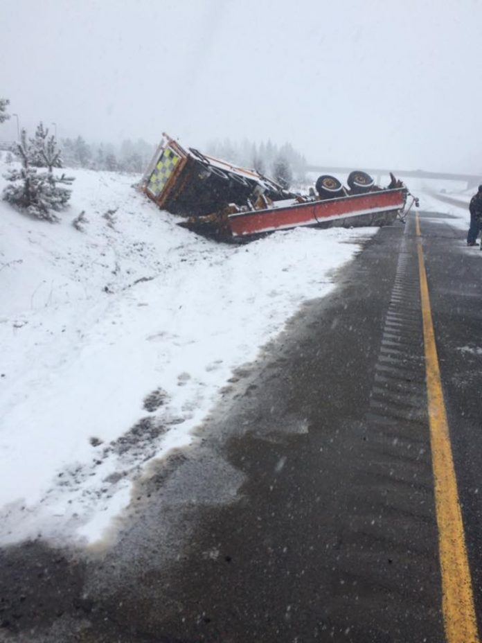 Collision Involving a Snow Plow On Hwy 11 In Huntsville