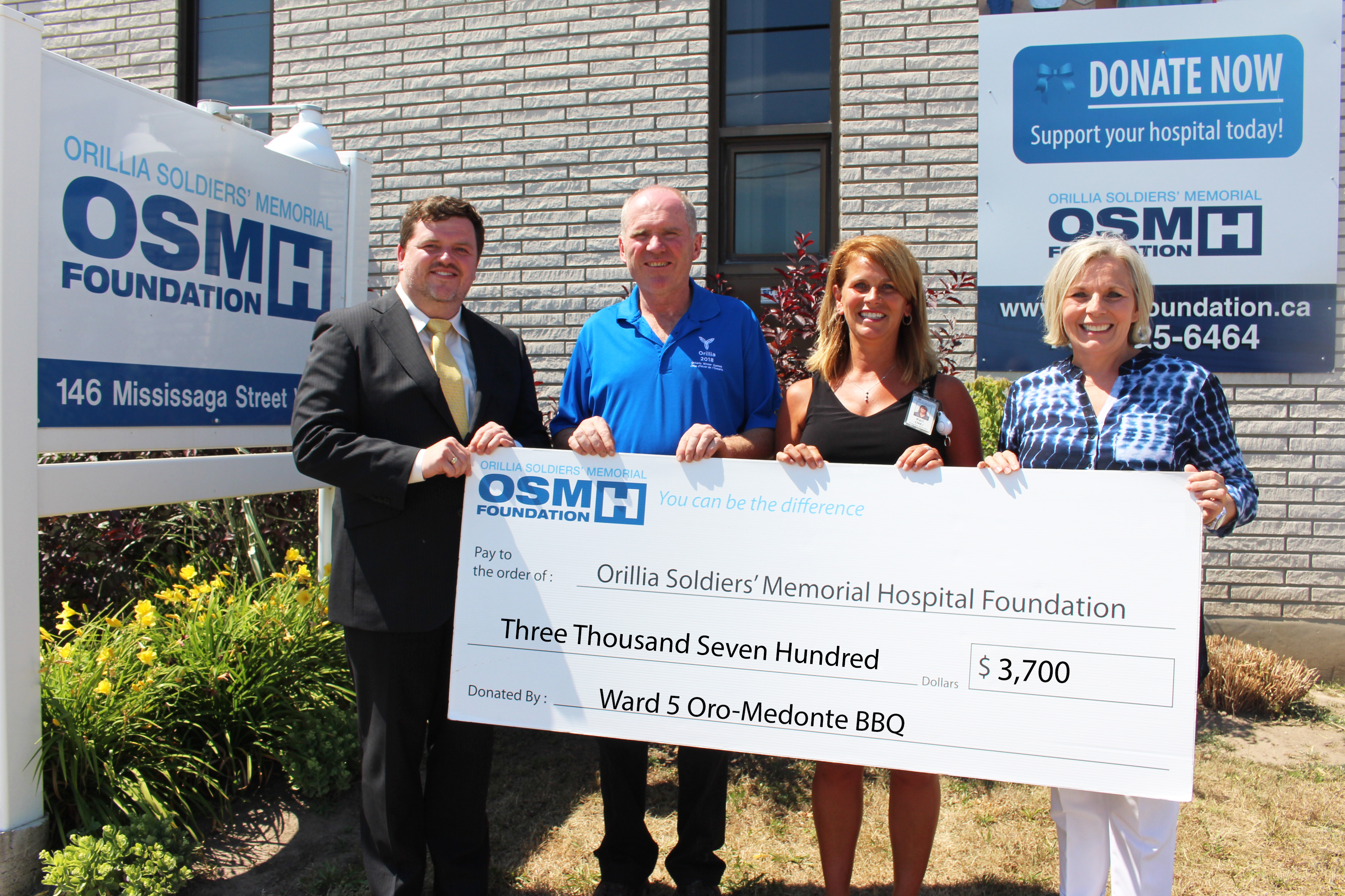 Oro Medonte BBQ Supports Orillia’s Hospital