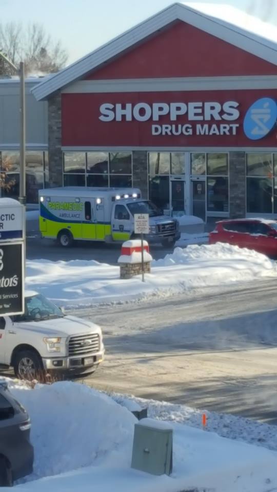 Collision Into Building Sends Two People To Hospital In