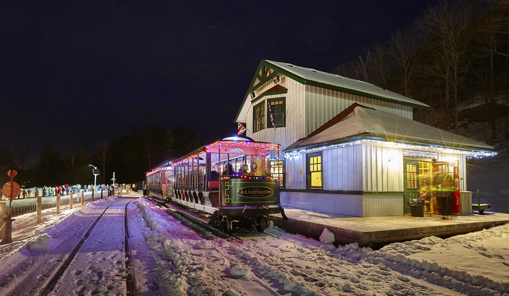 A Portage Flyer Christmas Evening Train Ride to Santa Dec. 22