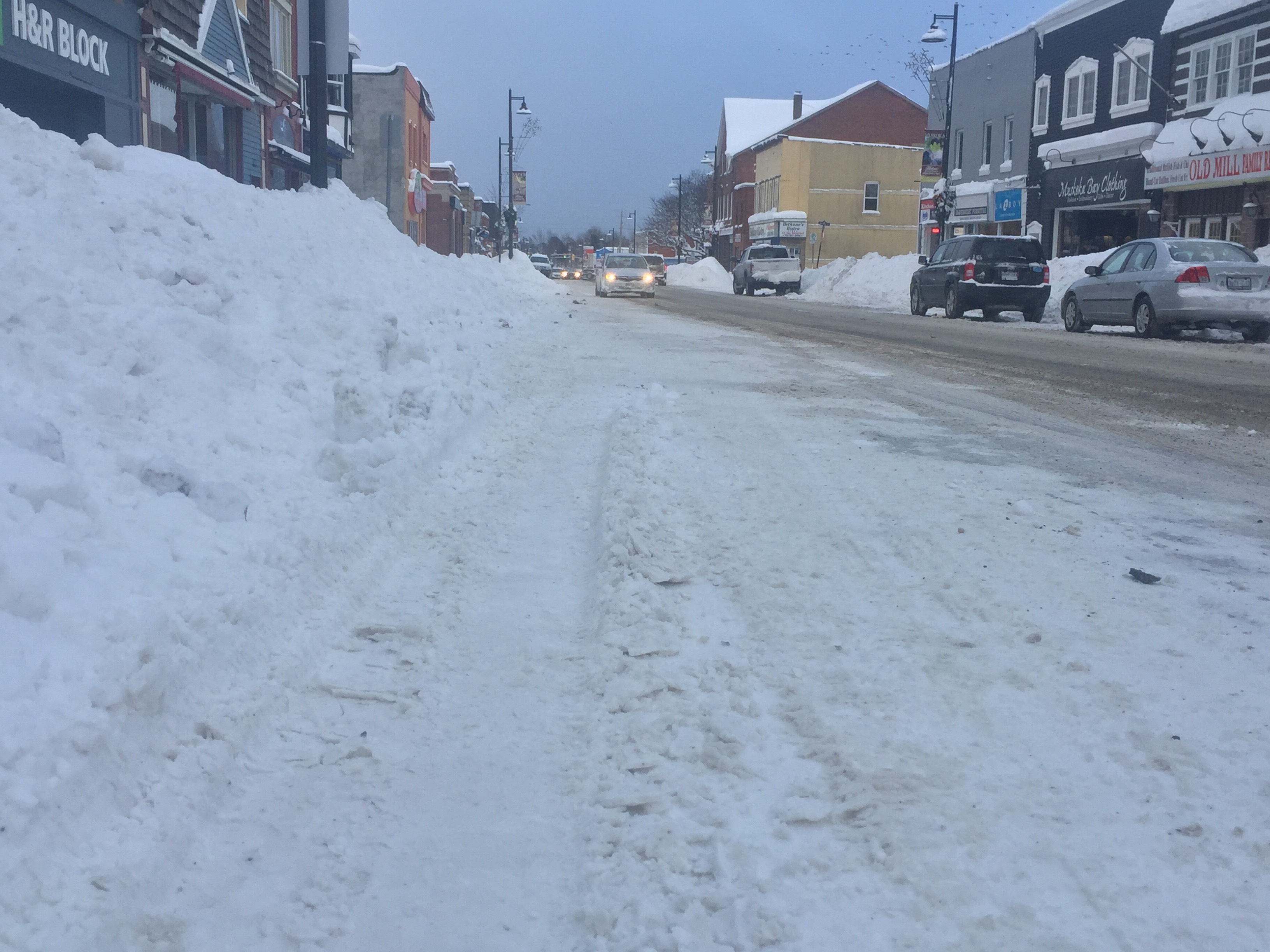 Snow Removal Scheduled For Downtown Gravenhurst January 28, 2019