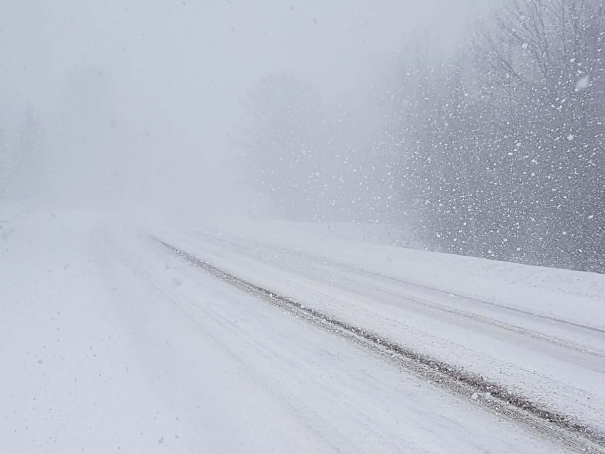 More Snow Squalls And Strong Winds Today, 15 Cm Per 12 Hours ...