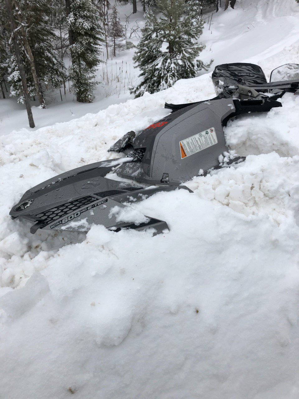 No Injuries After Snowmobile Collision In Huntsville
