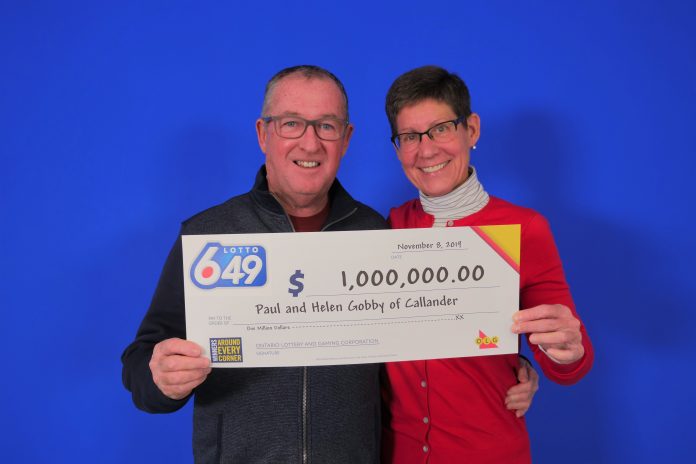 Retired Couple From Callander Celebrate 1 Million Lotto 649 Win