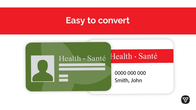 As Of July 1 Red And White Health Cards No Longer Accepted