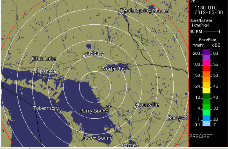 weather network radar port carling