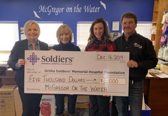 McGregor on the Water Cheque Presentation 2019