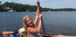 Cailan Punnewaert plans to paddle 120 kilometres in support of Aspen Valley. Photo courtesy of Debbie Punnewaert