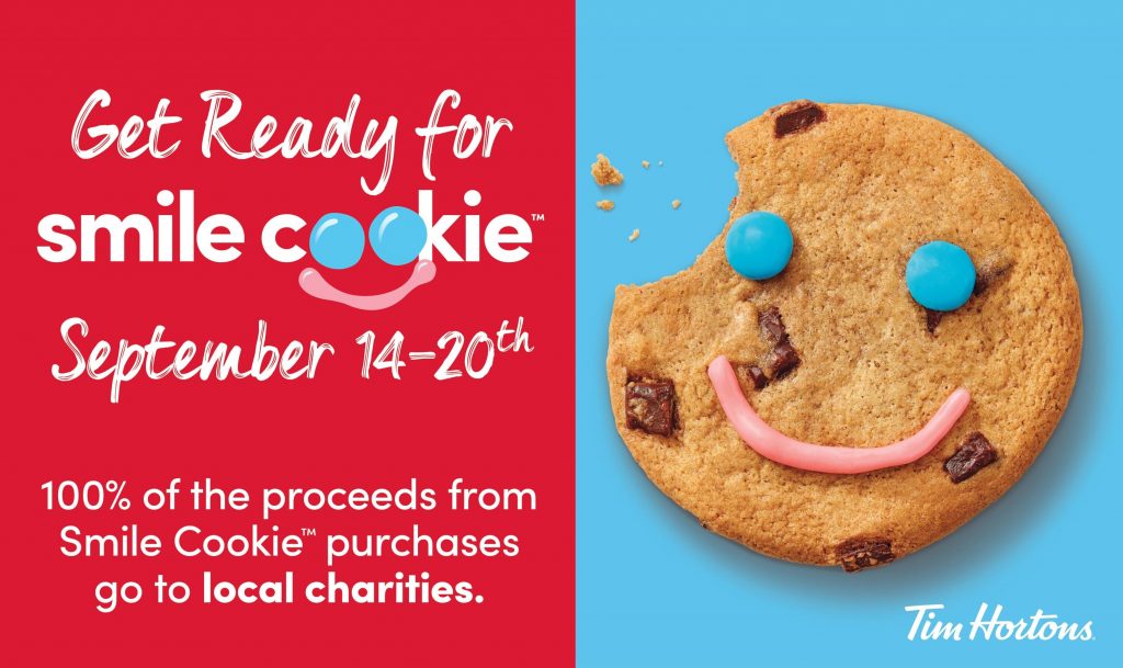 Smile Cookie Day: the Gravenhurst locations have chosen the local Salvation Army food bank as the recipient for this year’s fundraising initiative.