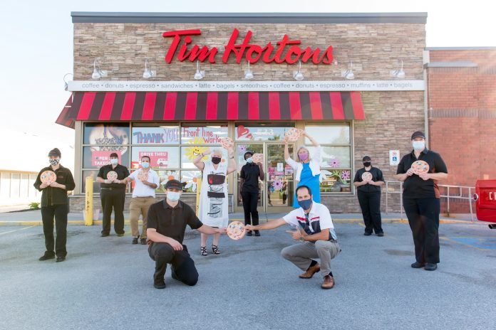 Smile Cookie Photo Barrie and Stroud Tim Hortons Smile Cookie Campaign