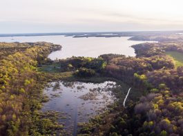A view over the area in Bracebridge where a developer has proposed a school complex known as Muskoka Royale College. Photo courtesy of Michael Appleby