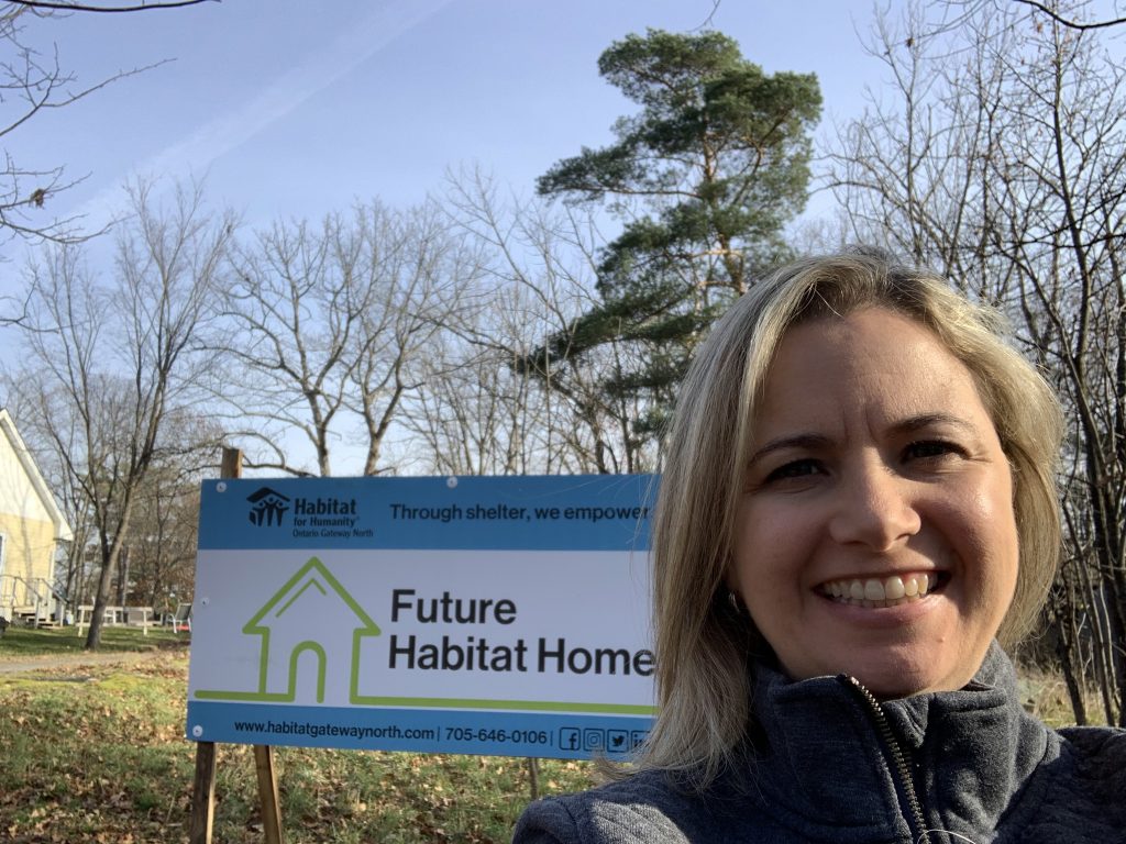 Real estate broker Heather Scott is leading a fundraising initiative for Habitat's build in Bala after an anonymous group of donors challenged the community to match their $25,000 donation. Photo courtesy of Heather Scott