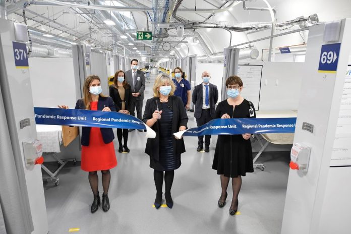 PRU ribbon cutting for media
