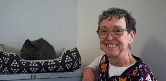 Barb MacLeod, founder of the Comfie Cat Shelter