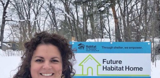 Trisha Cowie Habitat Bala fundraising
