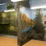 Donated mural at Home Suite Hope in Oakville