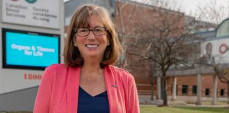 Margaret Miedema, director of philanthropy at Canadian Blood Services