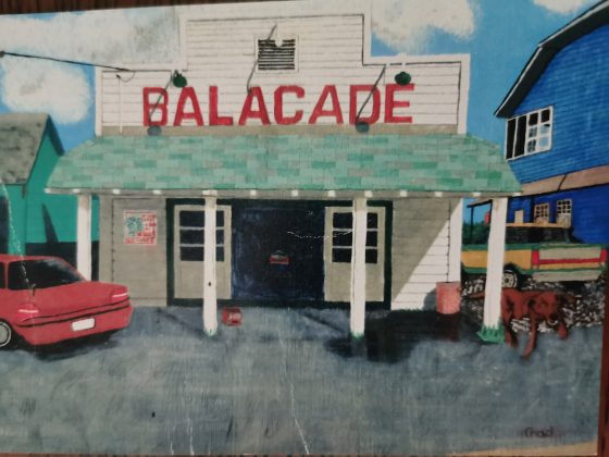 A painting of the Balacade by Paul and Patricia Arney's son Chad