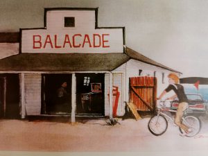 Robert Amos' painting of the Balacade