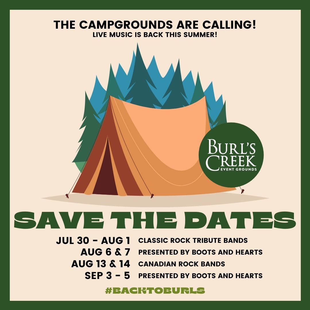 Camping And Music This August Long Weekend At Burl&#39;s Creek - muskoka411.com