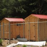 The deer fawn enclosures funded by Cailan Punnewaert's first paddle fundraiser in 2020. Photo courtesy of Aspen Valley Wildlife Sanctuary