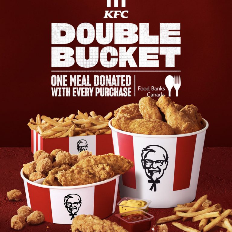KFC's Double Bucket Campaign In Support Of Food Banks Canada
