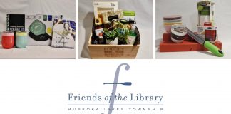Auction items donated in support of Muskoka Lakes Public Libraries