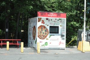 The PizzaForno machine in Port Carling