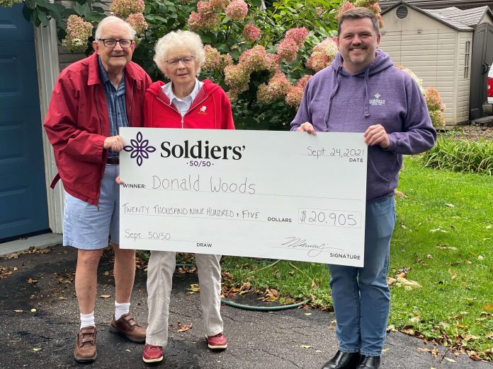 Don Woods - Latest Winner of Soldiers_ 5050 Raffle Takes Home $20,905 Pr...