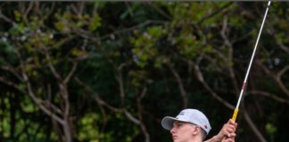 Spencer Jackson, a Grade 12 student from BMLSS, golfs. Jackson is competing in the National Golf Championship from Oct. 8 to 11.