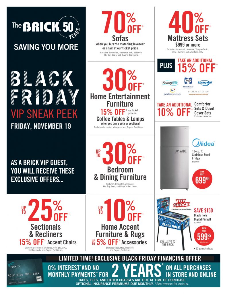 The Brick Huntsville Black Friday Sneak Peek VIP Sale