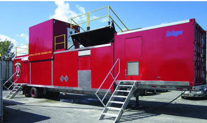 mobile fire training unit