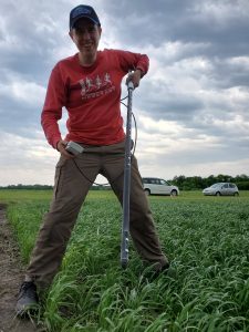 Cover crop report author Callum Morrison