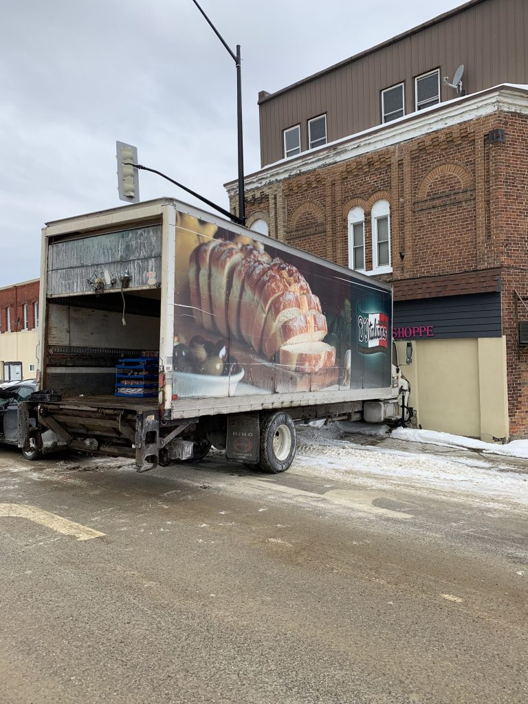 No One Hurt After Delivery Truck Strikes Building In Penetanguishene No One Hurt After Delivery Truck Strikes Building In Penetanguishene