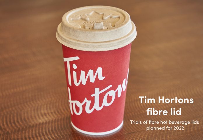 Tim Hortons-Tim Hortons introduces new white hot beverage lids a plastic-free fibre lids