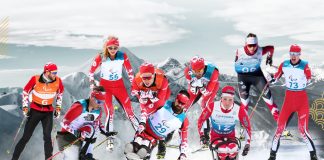 A team of 12 Para nordic athletes will compete for Canada at the Beijing 2022 Paralympic Winter Games including (L-R): Russell Kennedy, Derek Zaplotinsky, Natalie Wilkie, Graham Nishikawa, Collin Cameron, Brian McKeever, Ethan Hess, Emily Young, and Mark Arendz