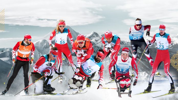 Para Nordic Team for Paralympics A team of 12 Para nordic athletes will compete for Canada at the Beijing 2022 Paralympic Winter Games including (L-R): Russell Kennedy, Derek Zaplotinsky, Natalie Wilkie, Graham Nishikawa, Collin Cameron, Brian McKeever, Ethan Hess, Emily Young, and Mark Arendz