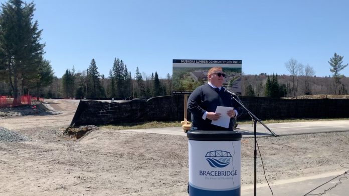 Muskoka Lumber Community Centre Ground Breaking