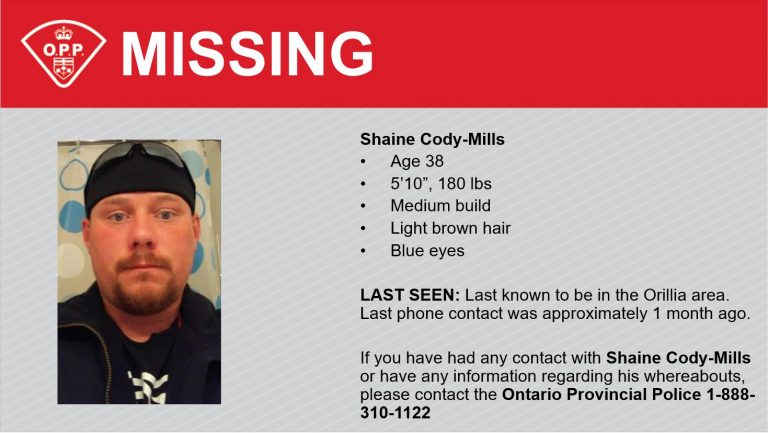 Located – OPP Seeking Assistance To Locate Missing Person In North Simcoe