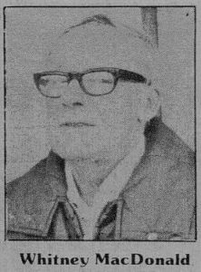Whitney Neil MacDonald, original owner and builder of the Muskoka Drive-In
