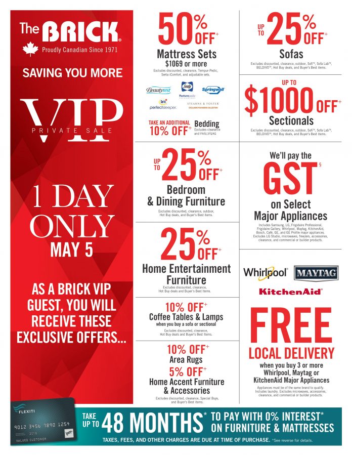 The Brick Huntsville VIP Sale May 5