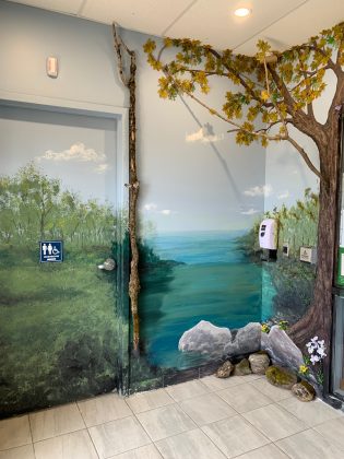 Macaulay Tree House art piece