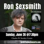 Ron Sexsmith Comes To Parry Sound In Support Of WPSHC Ron Sexsmith