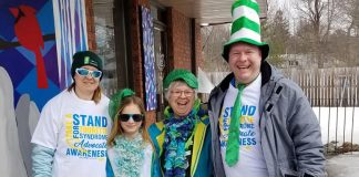 Shawn Forth with fellow Trek for Tourette participants in 2019