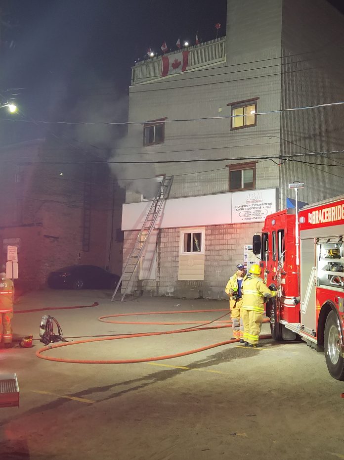Apartment fire on Manitoba Street