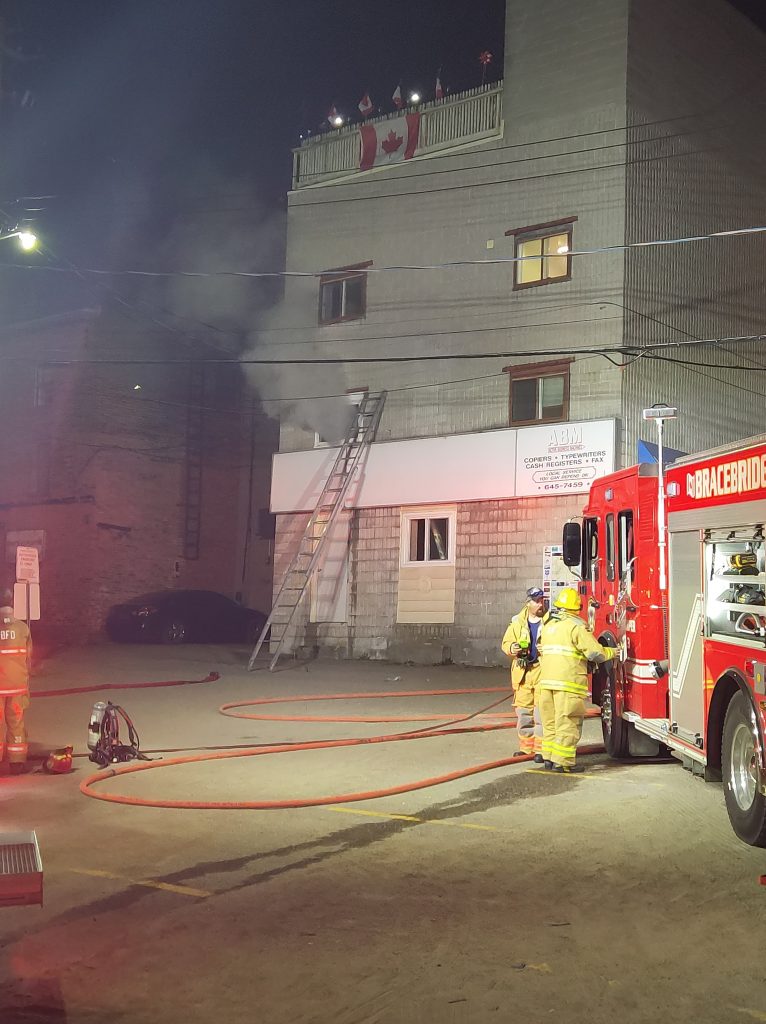 Apartment fire on Manitoba Street